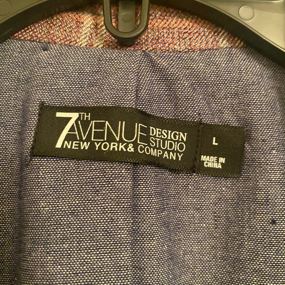 Zara Pink Plaid Double-Breasted Blazer - Picture 10 of 12